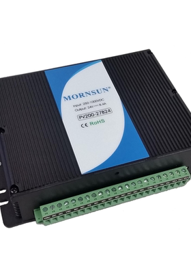 PV200-27B24金升阳新能源开关电源200-1000V转24V8.333A隔离4000V