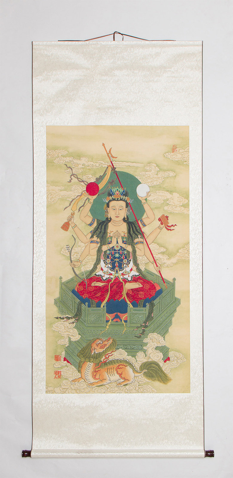 法器龙帐短褂水陆神仙卷轴