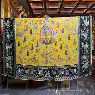 道家法衣五龙朝圣三十六将官将道袍服装高功法衣降衣经衣通灵衣黄