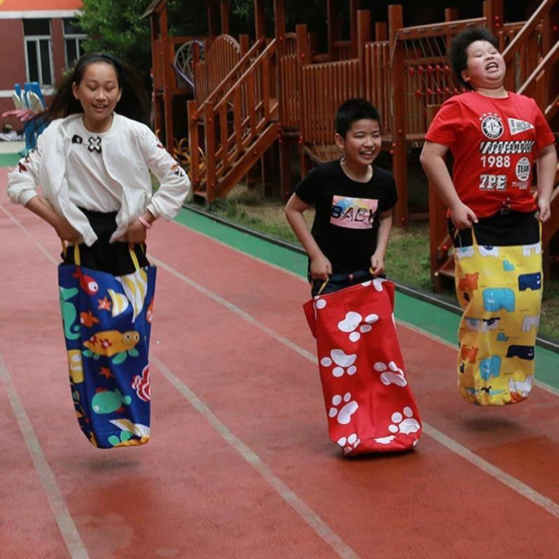 幼儿园袋鼠跳跳袋儿童体育锻炼游戏玩具跳布袋家用感统训练器材&