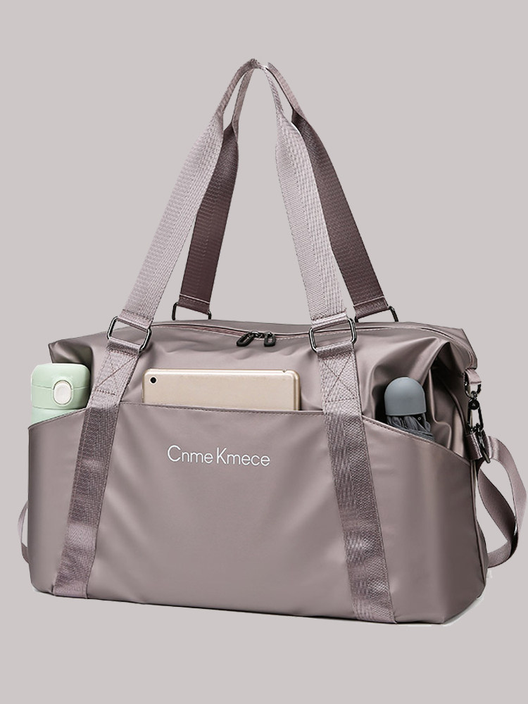 稻草人大容量手提旅行包干湿分离女出差行李袋短途男斜跨单肩包