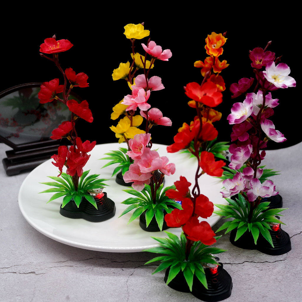 酒店餐厅宴席围边点缀梅花刺身海鲜家宴菜品盘饰摆盘乡厨装饰花草