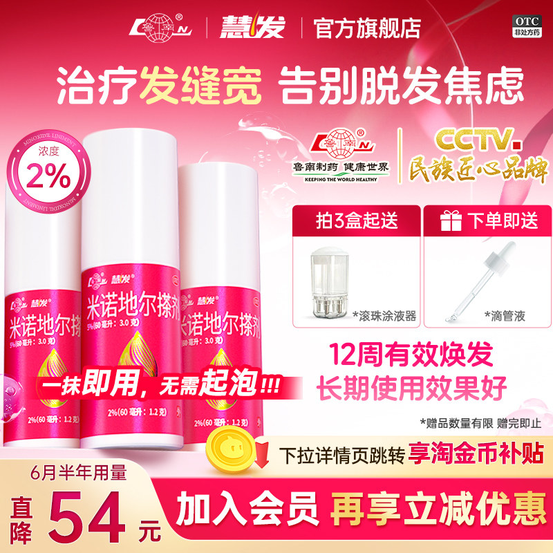 [鲁南]米诺地尔搽剂2%*60ml*1瓶/盒图片