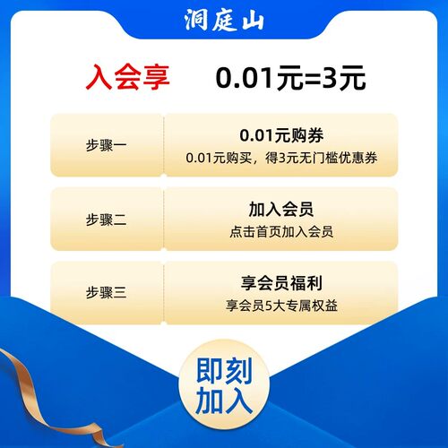 0.01元入会