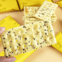 High Point Black Truffle Ham Soda Cookies, popular supermarket snacks, breakfast meal Replacement, Rye Sea Salt Cookies thumbnail 6