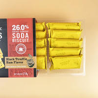 High Point Black Truffle Ham Soda Cookies, popular supermarket snacks, breakfast meal Replacement, Rye Sea Salt Cookies thumbnail 4