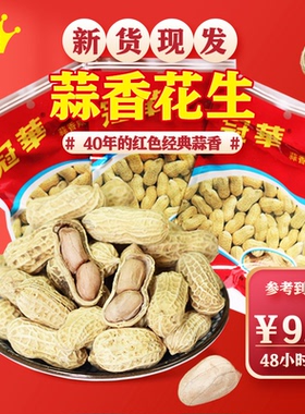 冠华100克袋 蒜香花生咸干  坚果炒货下酒菜休闲坚果小吃热卖零食