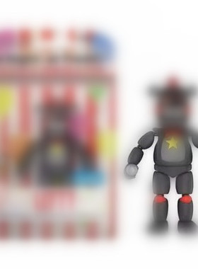 fnaf玩具熊弗莱迪玩偶手办弹簧邦尼弗雷迪可动人偶公仔限量版冰熊