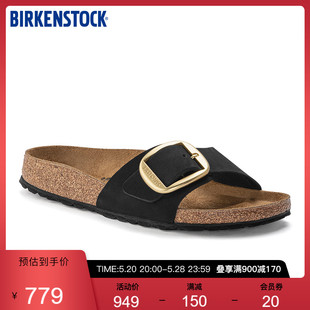 一字带凉拖Madrid Big 女款 BIRKENSTOCK勃肯软木拖鞋 Buckle系列