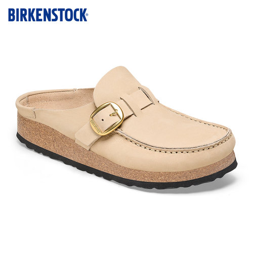 BIRKENSTOCK勃肯绒面革包头拖鞋