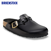 编织Boston包头拖鞋 BIRKENSTOCK勃肯德国进口女款 牛皮革时尚