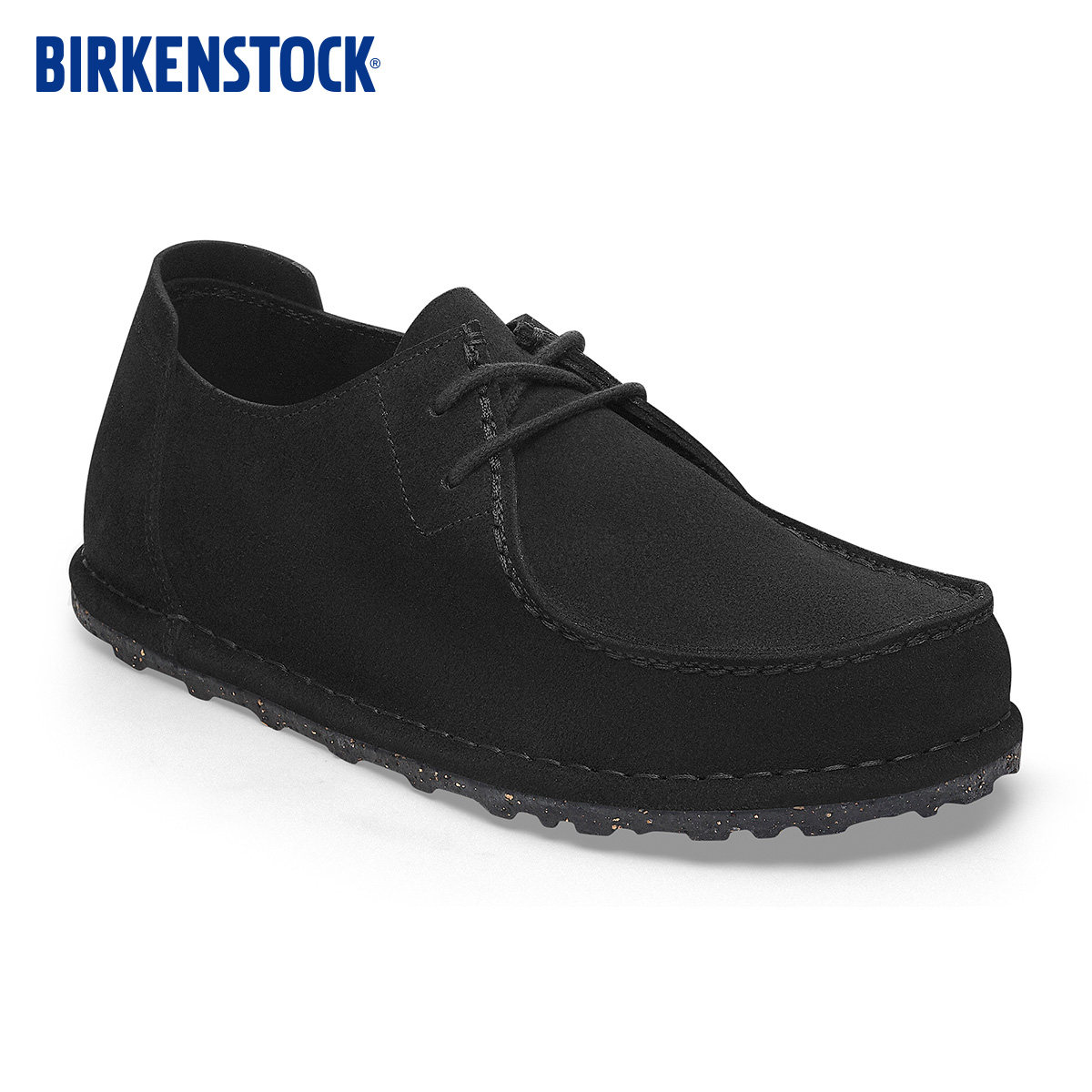 BIRKENSTOCK勃肯德国进口新品男女牛皮绒面革Utti低帮系带休闲鞋