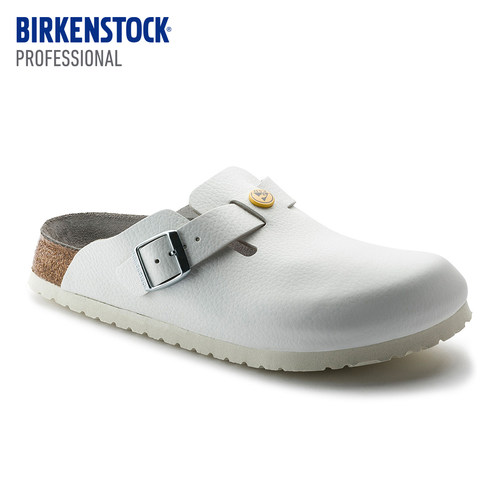 BIRKENSTOCK勃肯牛皮革功能拖鞋