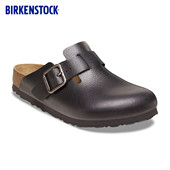 牛皮革舒适Boston包头拖鞋 BIRKENSTOCK勃肯德国进口新品 男款