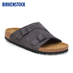 牛皮绒面革软木Zürich双带拖鞋 BIRKENSTOCK勃肯德国进口新品 女款