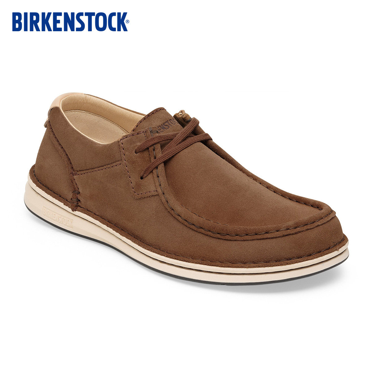 BIRKENSTOCK勃肯德国进口新品男女绒面革Pasadena低帮系带休闲鞋