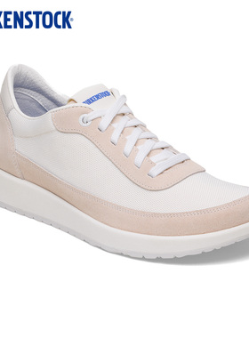 BIRKENSTOCK勃肯德国进口新品女款绒面革拼接Honnef低帮休闲鞋