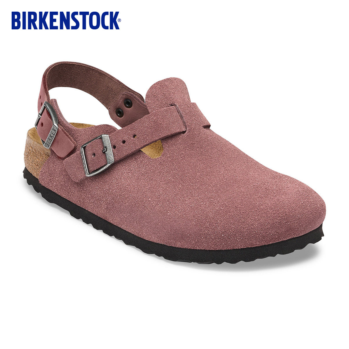 BIRKENSTOCK勃肯德国进口新品男女款牛皮绒面革Tokio包头系踝拖鞋