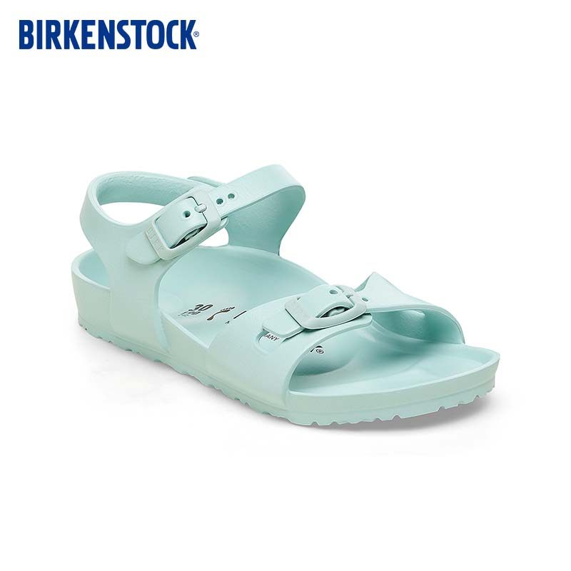 BIRKENSTOCK勃肯德国进口儿童EVA轻便可涉水Rio双扣系踝沙滩凉鞋