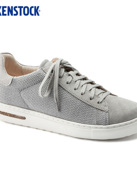 BIRKENSTOCK勃肯德国进口男女款织物绒面拼接Bend系带低帮休闲鞋