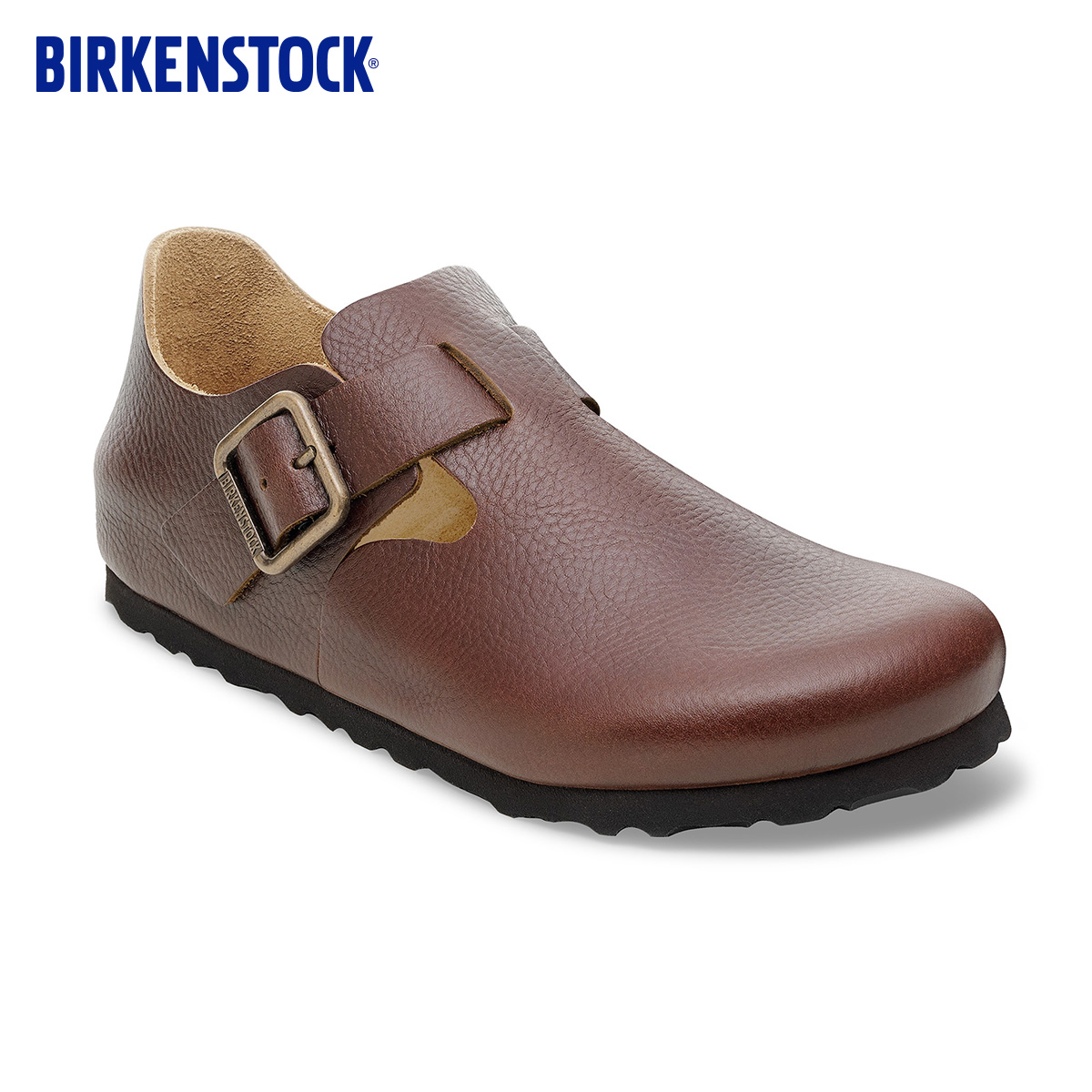 BIRKENSTOCK勃肯牛皮革休闲鞋