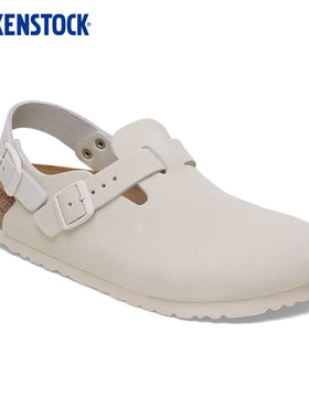 BIRKENSTOCK勃肯德国进口新品男女款牛皮绒面革Tokio包头系踝拖鞋