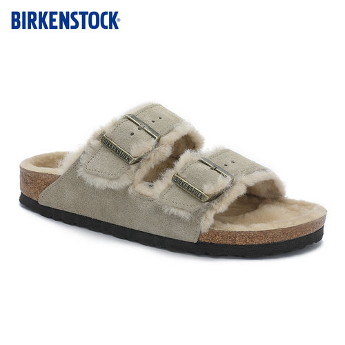BIRKENSTOCK勃肯秋冬保暖毛毛鞋