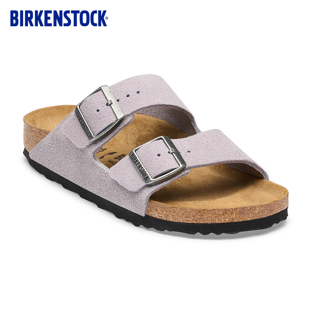 BIRKENSTOCK勃肯德国进口新品男女款牛皮绒面革Arizona双扣拖鞋