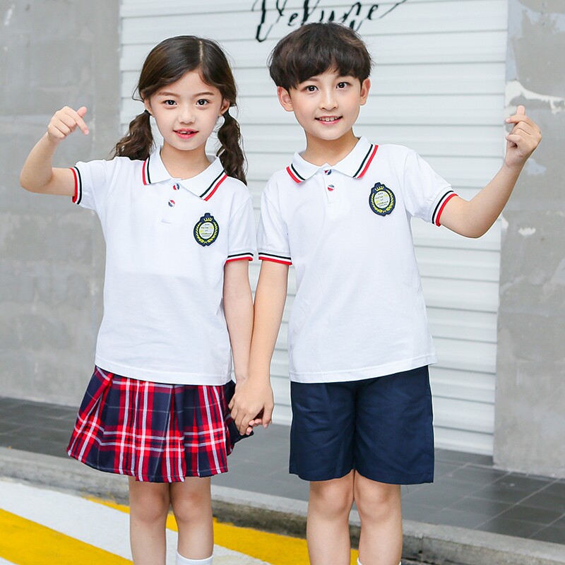 幼儿园园服夏季套装新款中小学生校服班服儿童运动服演出服毕业服