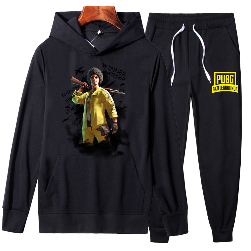 YD83P70绝地求生吃鸡游戏衣服春秋卫衣套装潮牌连帽中外套,男装卫衣,星座414A（原B215）