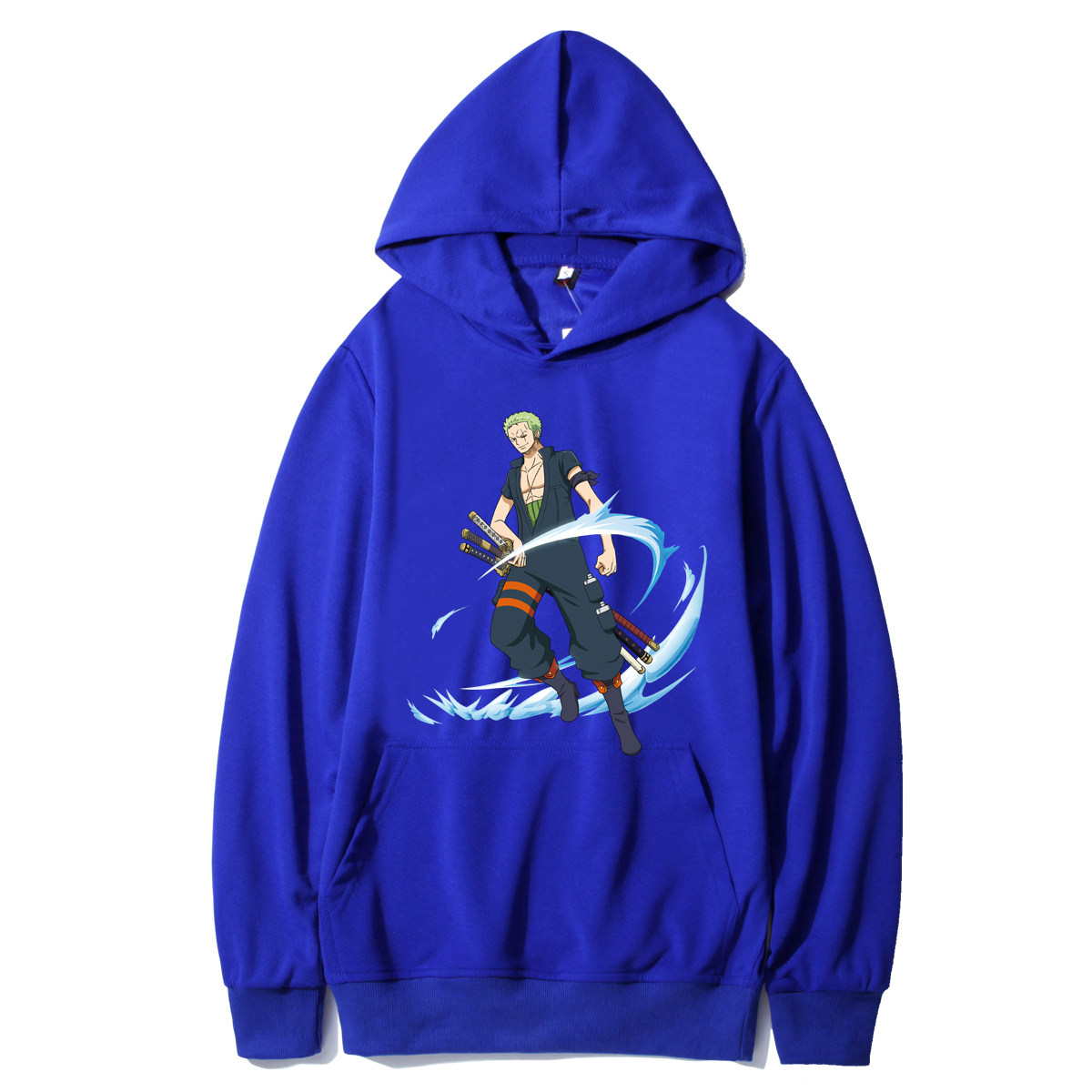 W90P40海贼王连帽运动卫衣男港风宽松动漫衣服青少年春秋款外套,男装卫衣,星座414A（原B215）