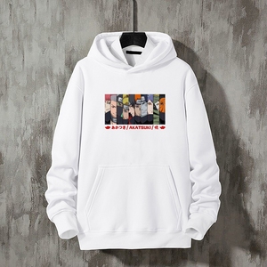 1002*火影忍者卫衣男hiphop炸街宽松上衣服春秋款连帽加绒外套