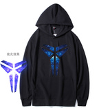 W11P35卫衣男士连帽宽松春秋潮牌飞人套头男篮球运动上衣服，男装卫衣，星座414A（原B215）