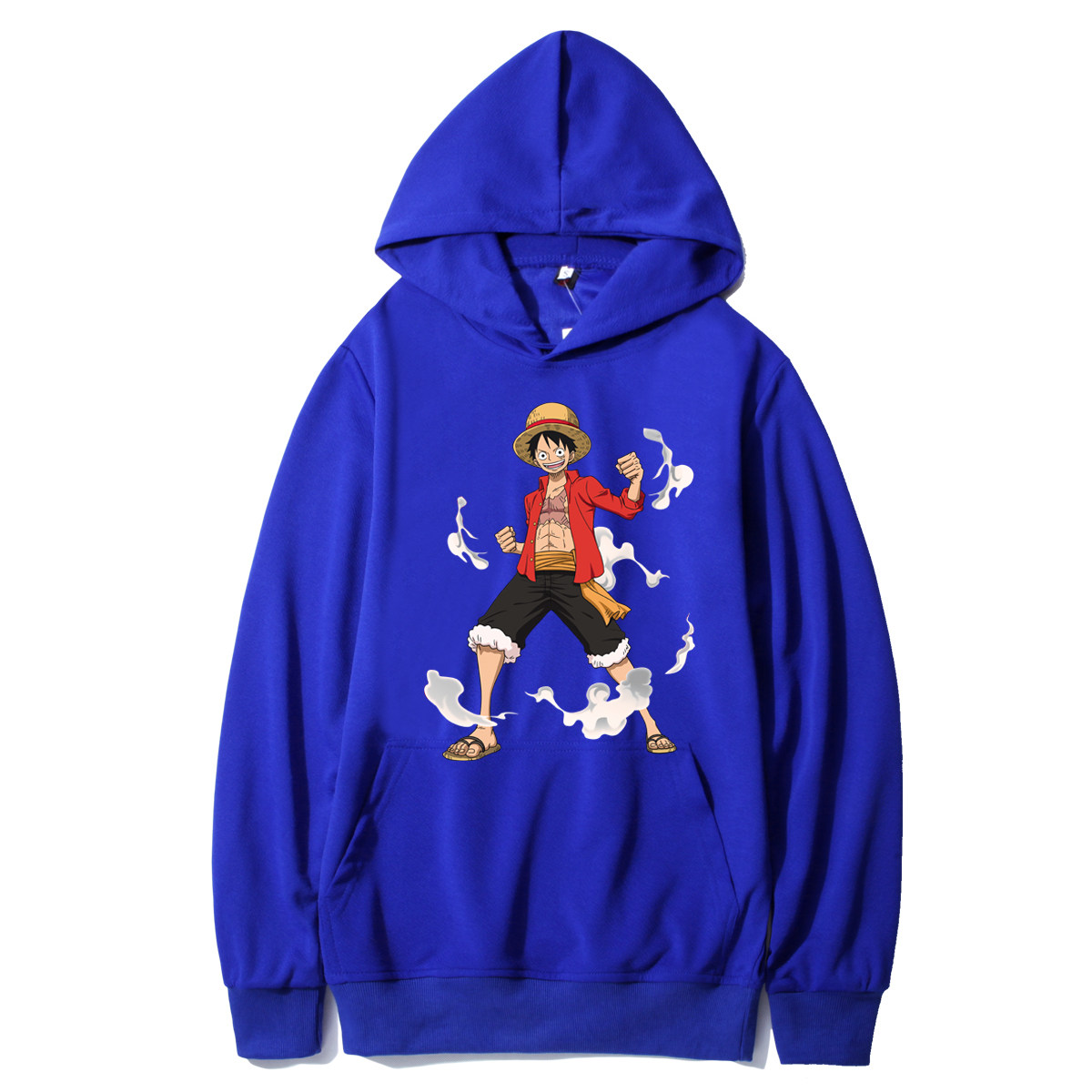 W90P40秋冬衣服动漫海贼王联名印花运动卫衣男韩版潮流情侣外套,男装卫衣,星座414A（原B215）