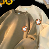 AT03*P35重磅华棉美式潮牌刺绣卫衣男宽松春秋季休闲百搭情侣上衣，男装卫衣，星座414A（原B215）