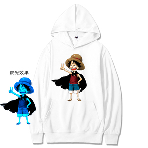 W24P40秋冬海贼王卫衣12男孩13初中14大童秋装15岁上衣服潮