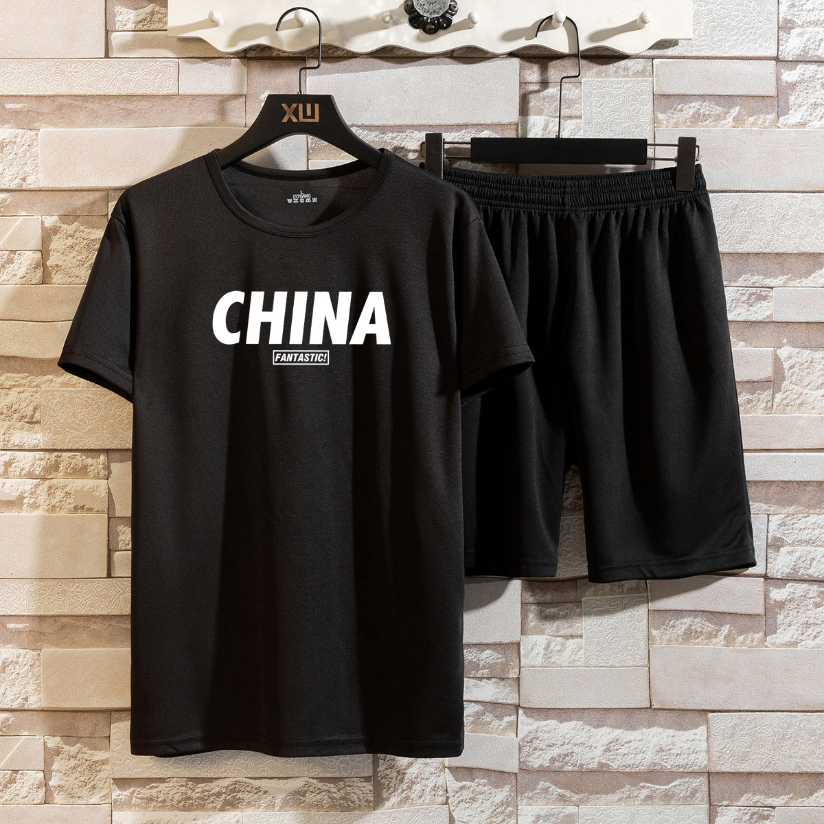 健身服短袖男透气训练健身跑步运动锻炼套装夏季薄款衣服t恤潮P26,男装T恤,星座414A（原B215）
