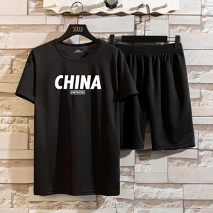 健身服短袖男透气训练健身跑步运动锻炼套装夏季薄款衣服t恤潮P26图片