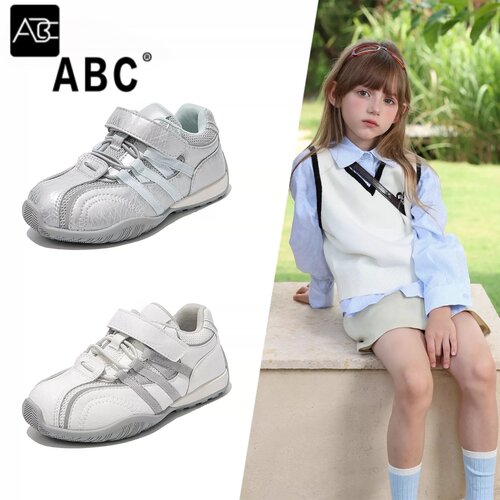 ABC女童银色德训板鞋秋季新款