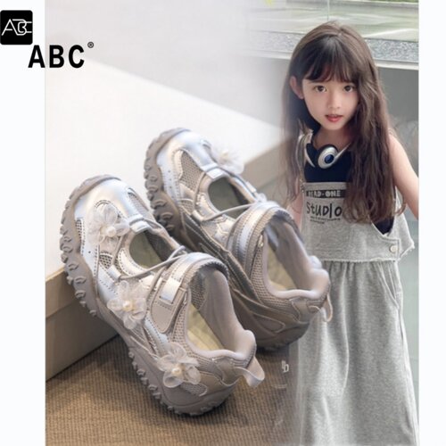 ABC女童夏季网面透气运动鞋