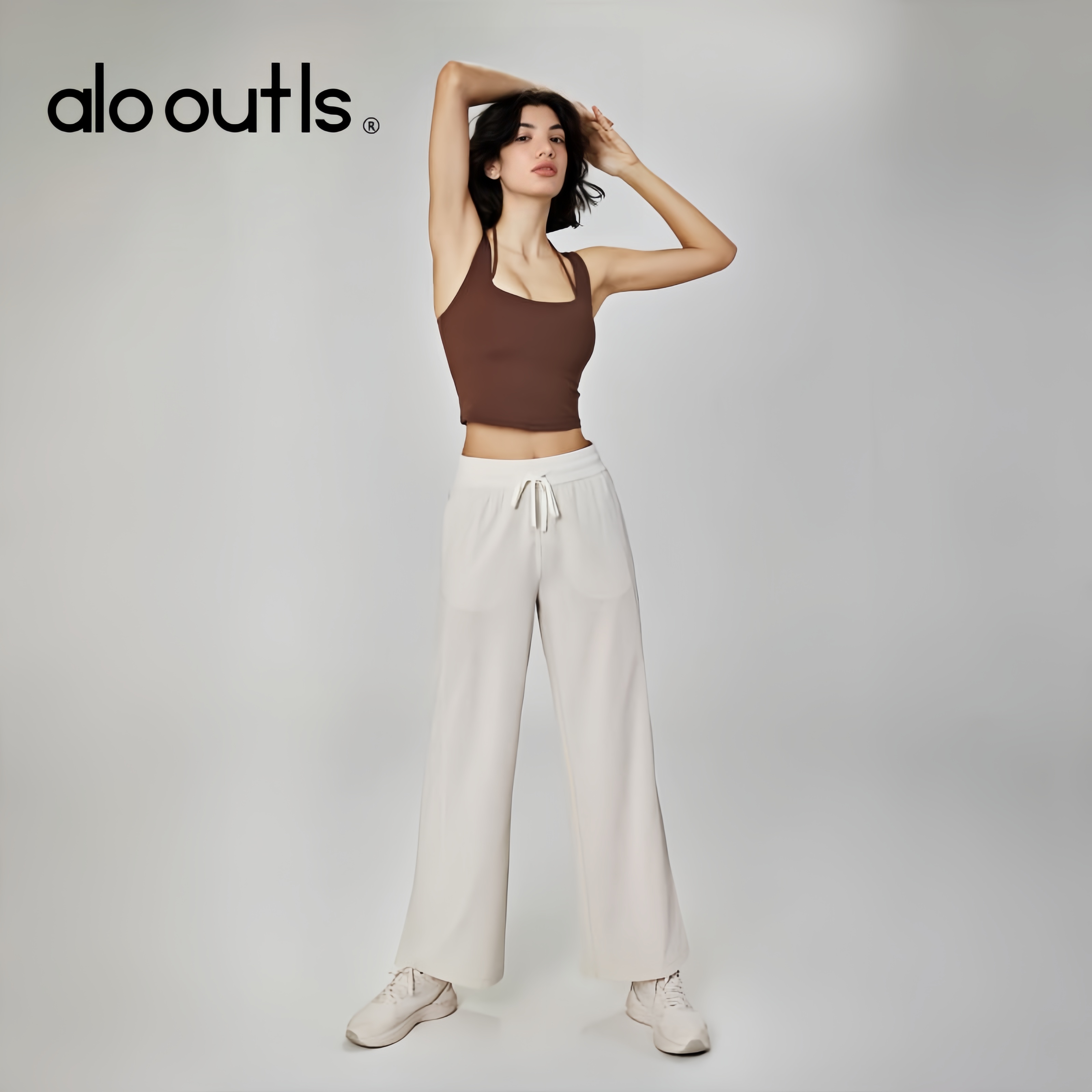 alo outls官方奥莱店裸感运动内衣瑜伽背心女可拆卸防震健身文胸