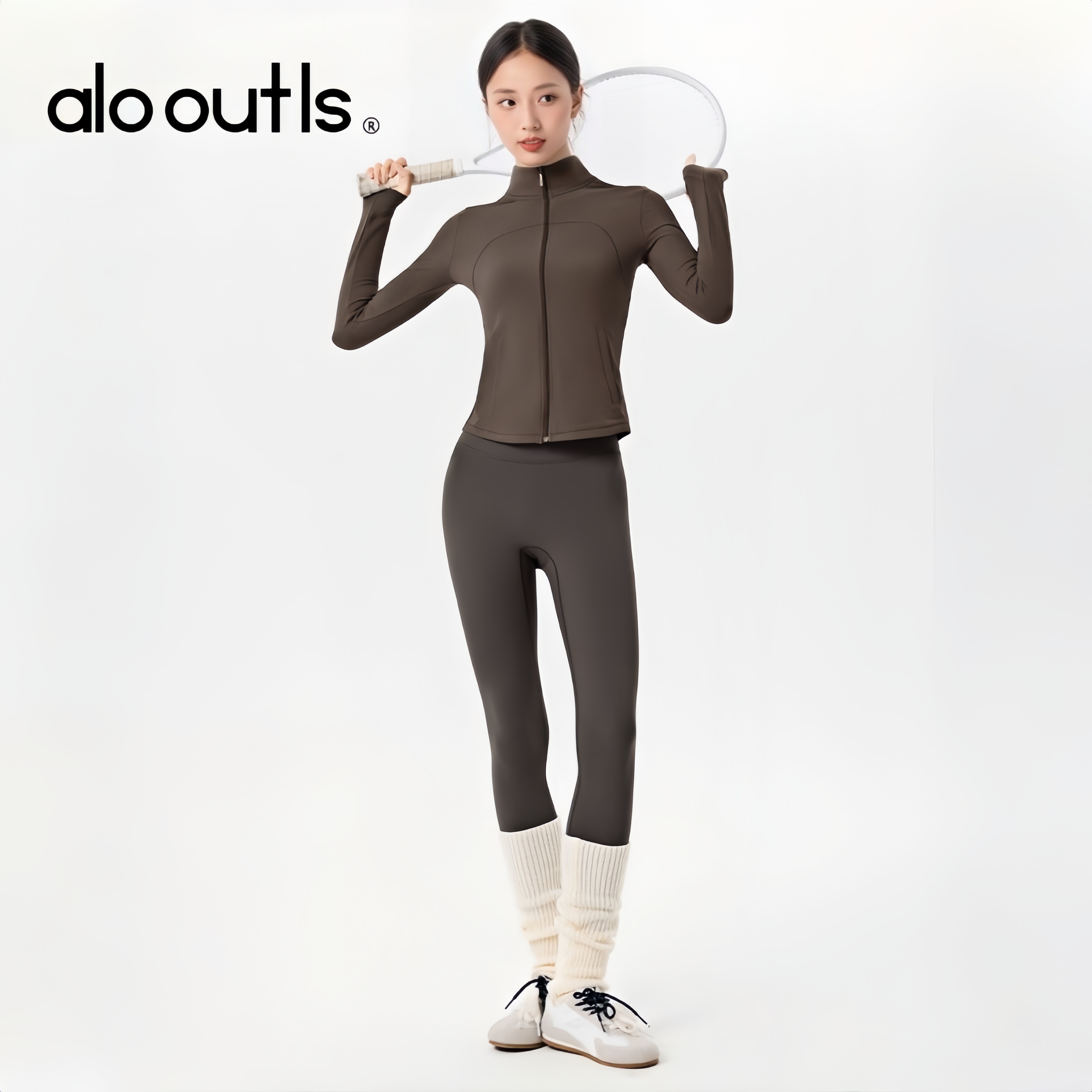 Alo官方厚保暖立领瑜伽上衣