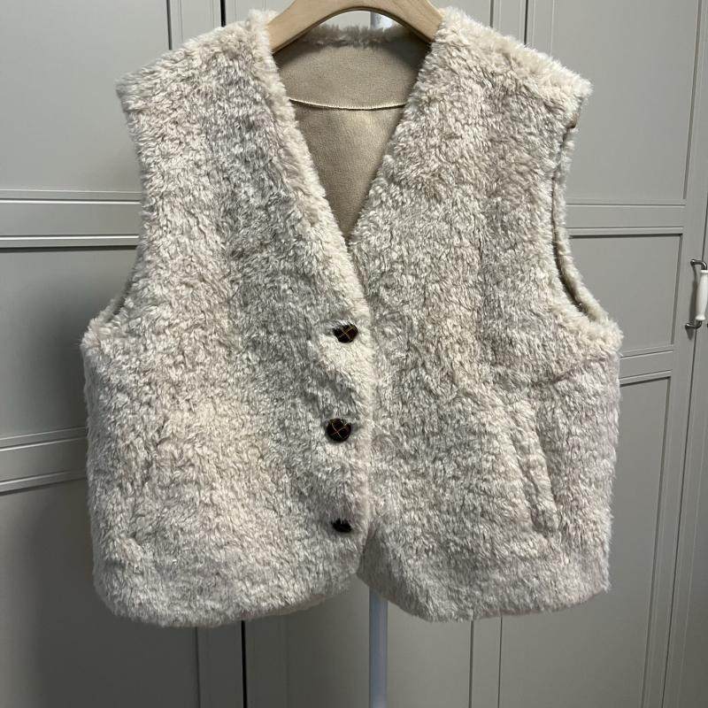 OHSTUDIO皮毛一体马甲