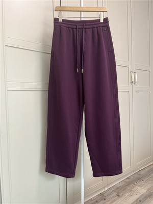 高腰高腰加绒卫裤拖地长裤高