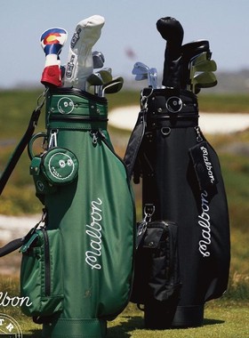 美国代购Malbon x POTR 新款联名限定版高尔夫球杆包高尔夫球包