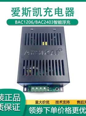 爱斯凯AISIKAI柴油发电机组BAC06A电瓶浮充模块蓄电池充电器12/24