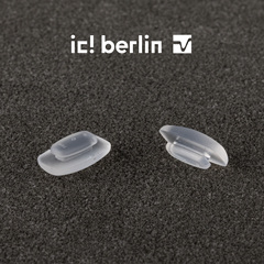 ic!berlin眼镜框架原装正品专用塑料硅胶鼻托鼻梁垫售后维修配件