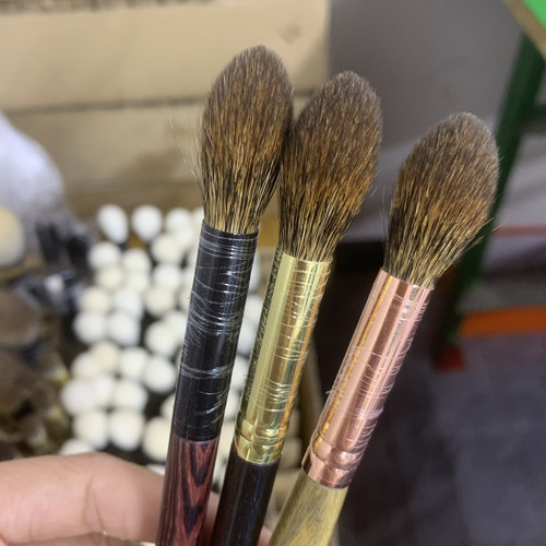 慕姿澜 黄狼混火苗腮红刷高光刷局部定妆散粉刷 提亮刷沧州化妆刷