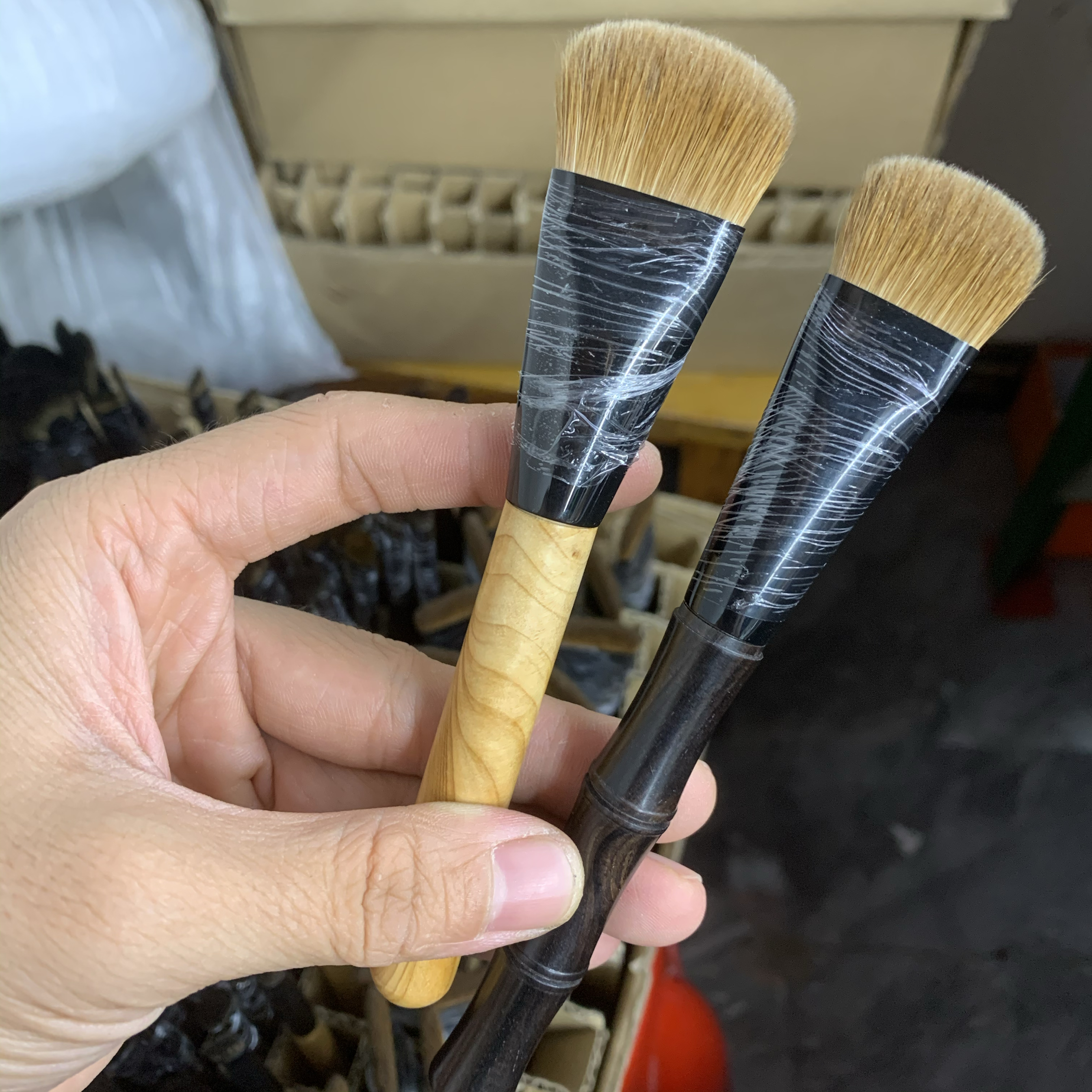 慕姿澜 黄狼方塘化妆刷定制款