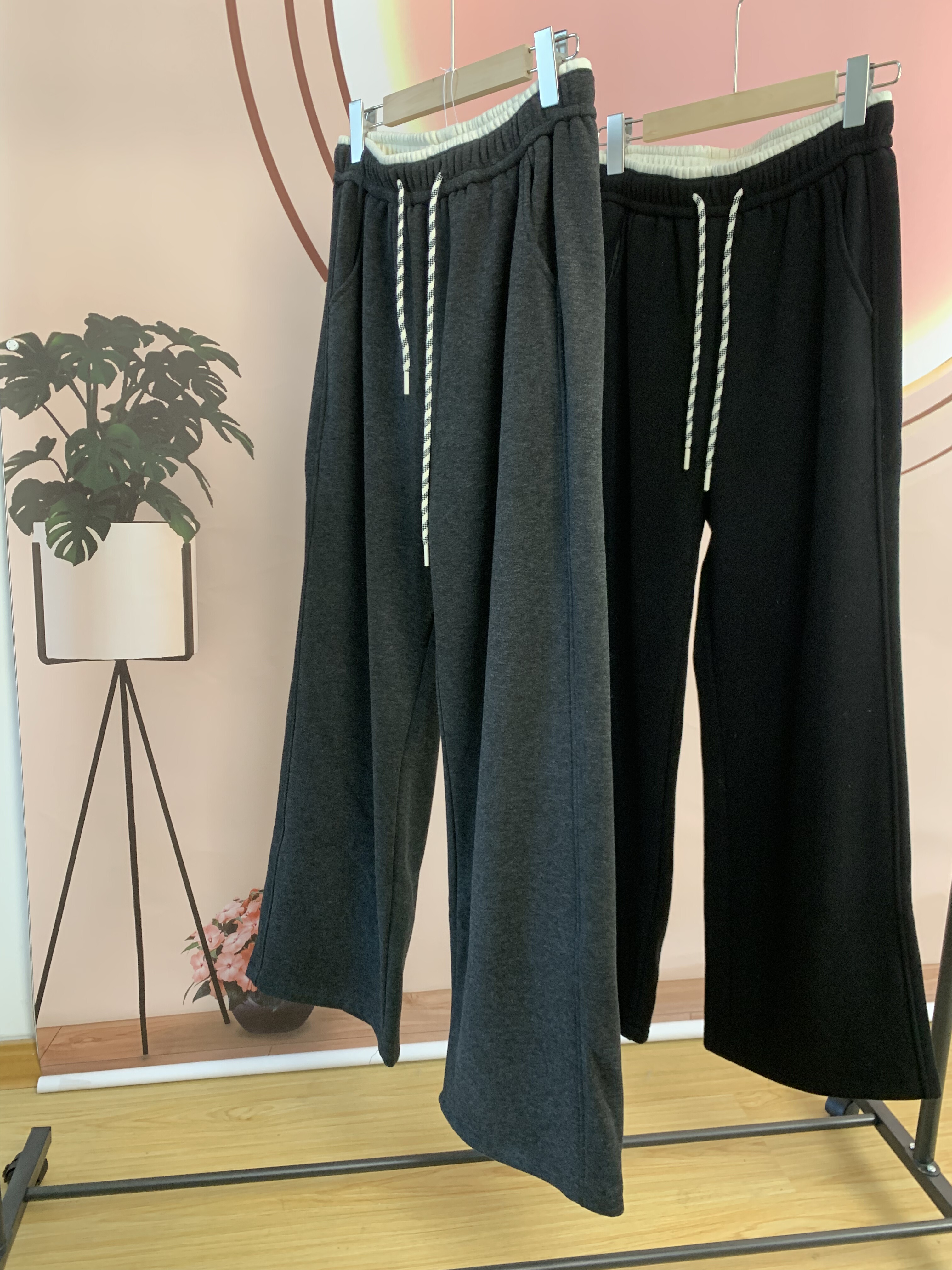 2025新秋冬款休闲直筒宽松慵懒风休闲百搭女裤